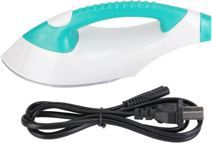 Mini Electric Iron, ABS Portable Handheld Clothing Iron for Travel, Steamer for Clothes