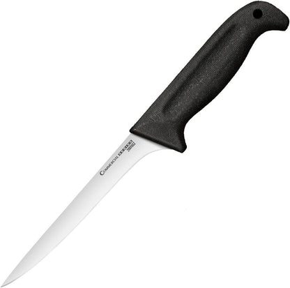 Cold Steel 6" Filet Knife - German 4116 Stainless Steel Fixed Blade for Game & Fish Processing
