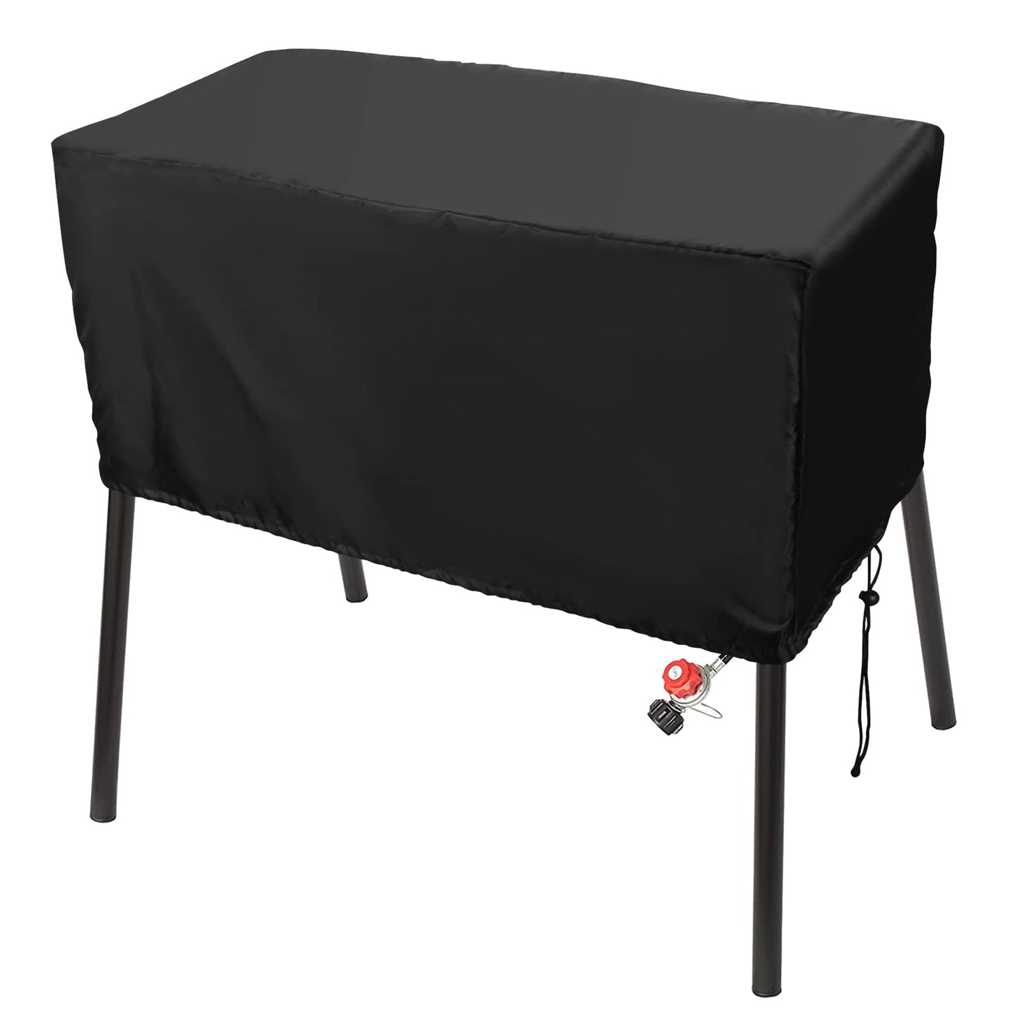 Black Patio Covers for 2-Burner Camp Stove, Luxiv Heavy-Duty Cover for Camp Chef 2 Burner Burners Stove Waterproof Cover (Black, 34.5x16x16)