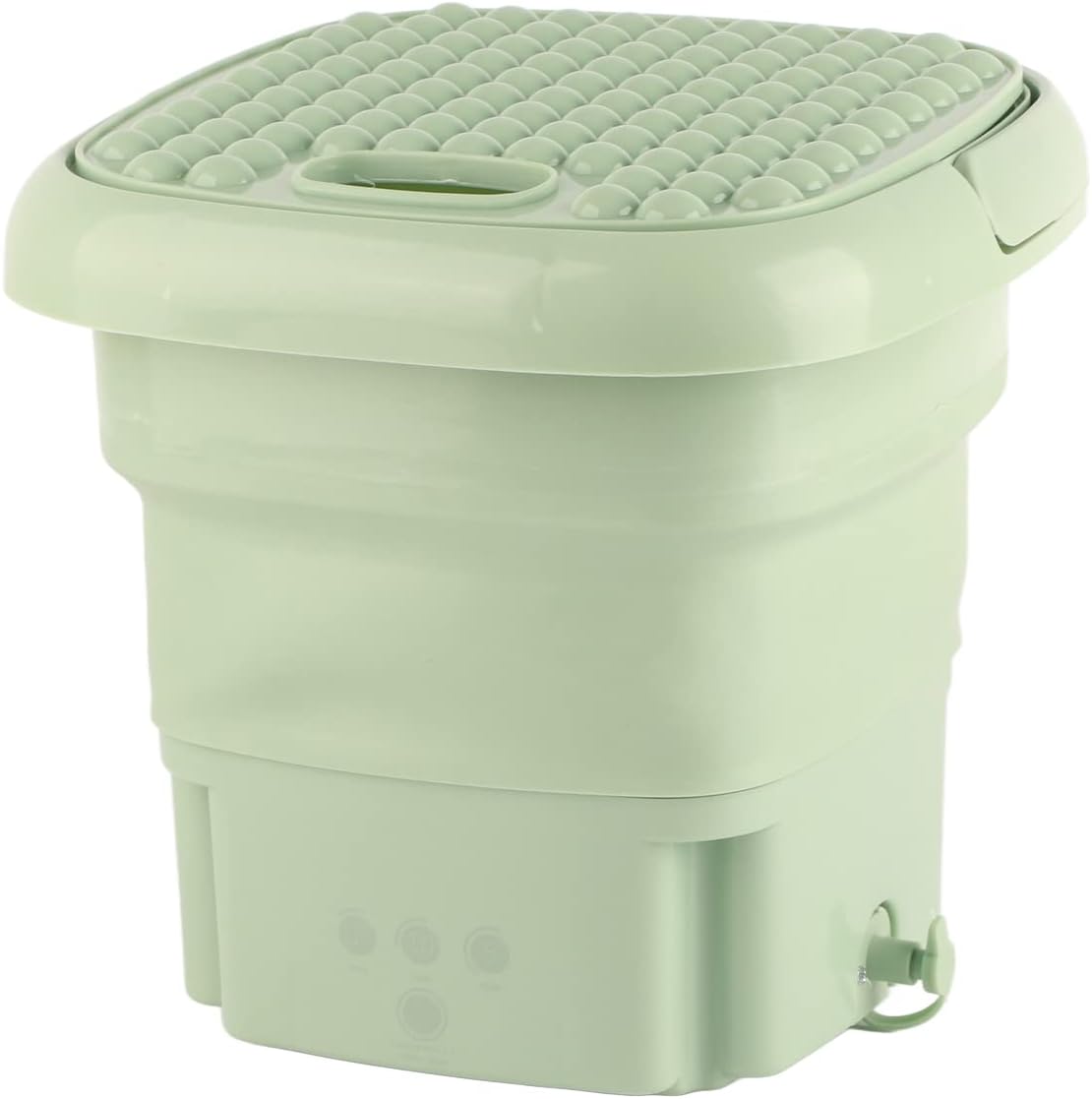 Mini Portable Washing Machine, Foldable Small Washer Bucket Type with Deep Cleaning, Half Automatic Wash Spin Dry for