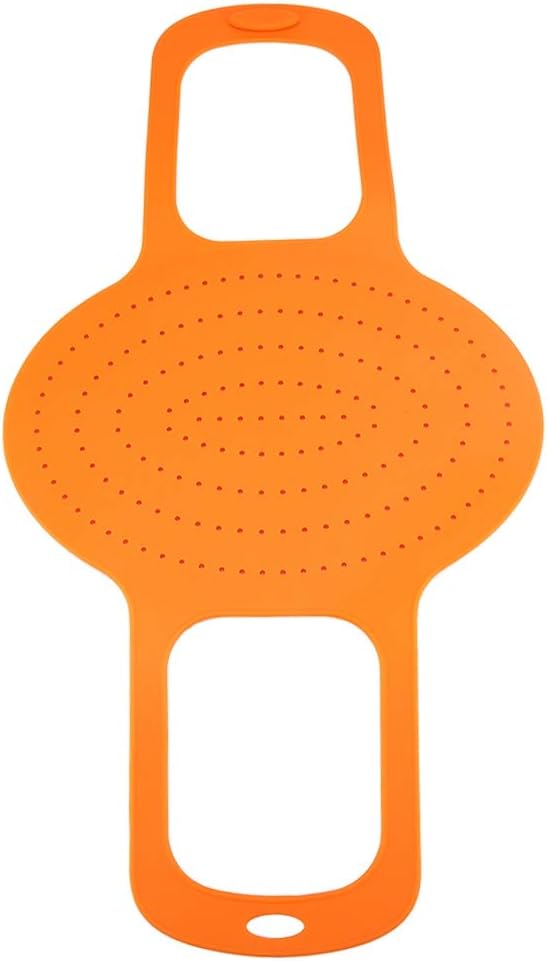 Silicone Turkey Lifter for Roasting Pan, Orange for Turkey and Chicken Barbecue