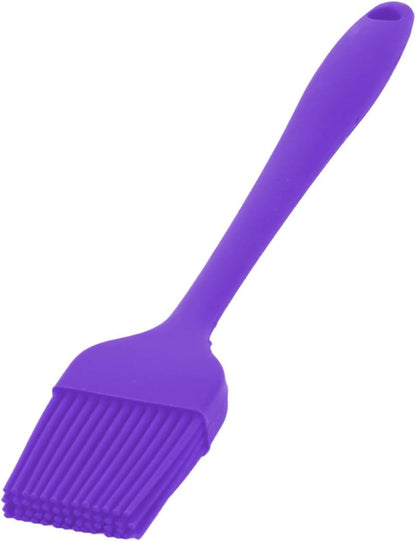uxcell Purple Silicone Family Bakery Cookie Cake Baking Tool Cream Butter Pastry Brush