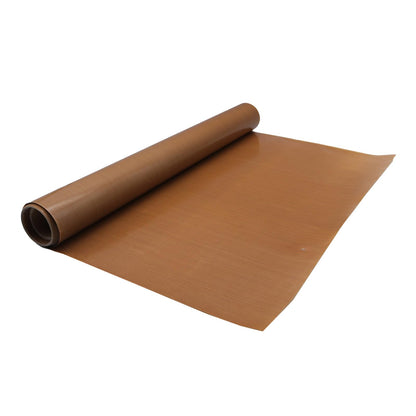 VORTRIDINO PTFE Sheet Roll 39in x 15ft Heat Resistant PTFE Sheet for Heat Press Transfer, Non Stick Protects Iron PTFE Coated Heat Press Cover Sheet Reusable Craft Mat (8Mil Thickness)