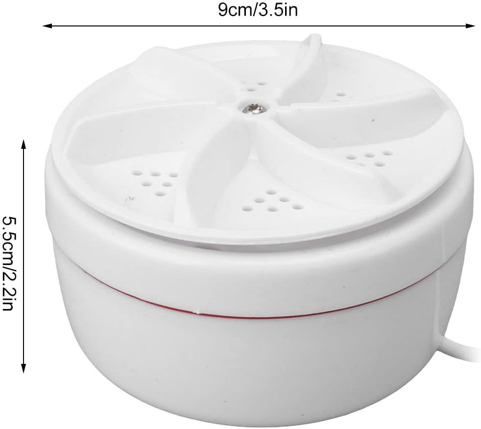 Mini USB Portable Washing Machine - Travell Washer 60W Laundry Tub for Socks and Underwear - US Plug 100-240V