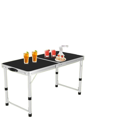 Lightweight Aluminum Foldable Portable Picnic Table with Handle for Camping Fishing Outdoor Activities