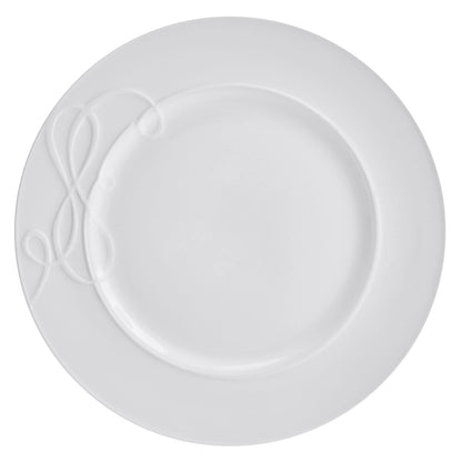 Mikasa Love Story White Chip Resistant 18 Piece Dinnerware Set, Service for 6