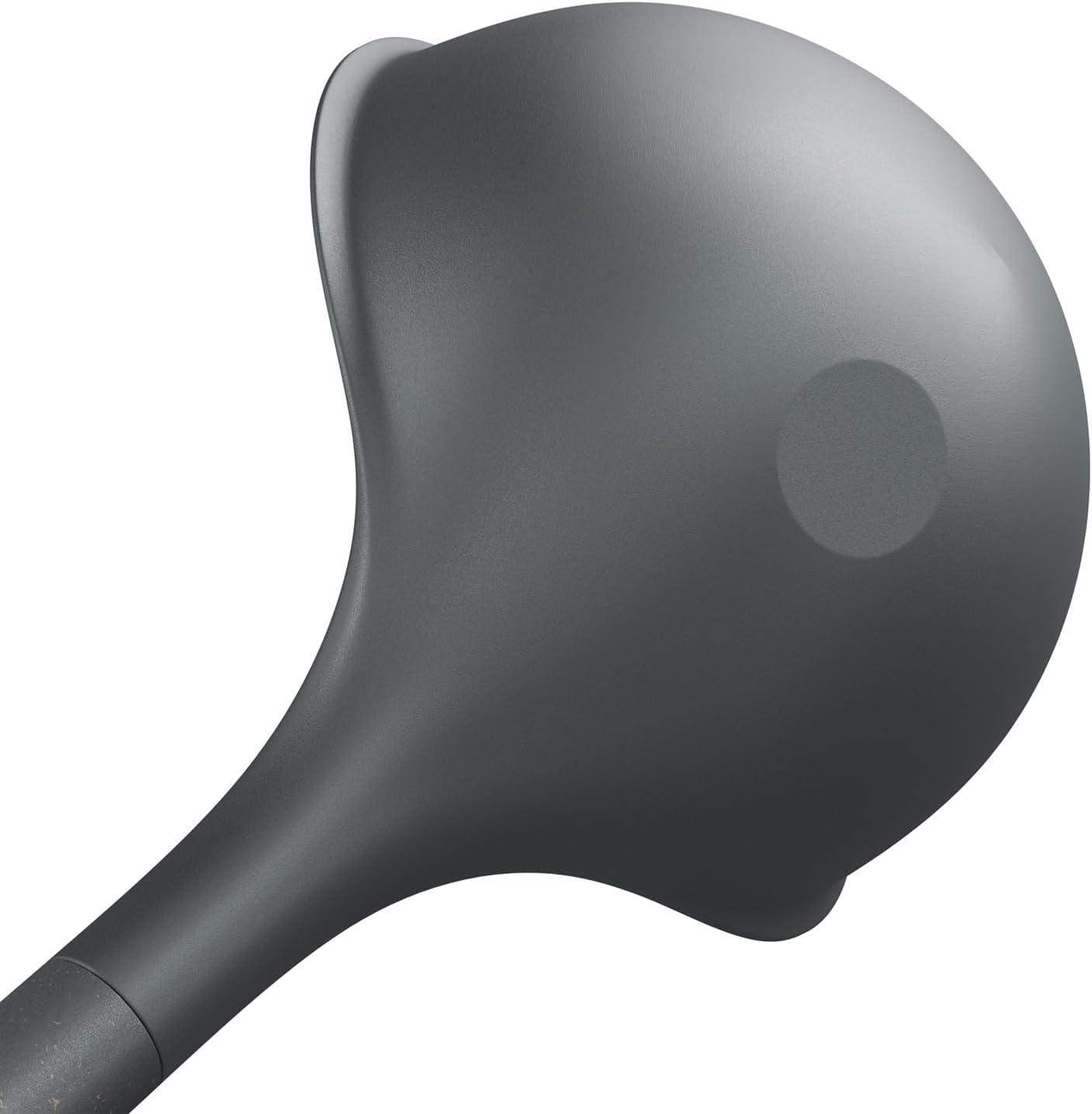 Zyliss Silicone Soup Ladle - Sustainable Wheatstraw/Nylon Ladles for Cooking, 12.5" x 3.7", Beluga Grey