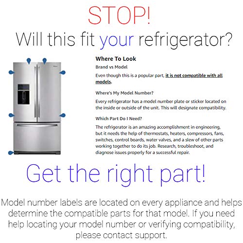 Supplying Demand 60148-0007500 Defrost Sensor Replacement for Specific Refrigerators