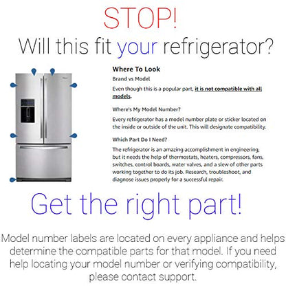 Supplying Demand 60148-0007500 Defrost Sensor Replacement for Specific Refrigerators