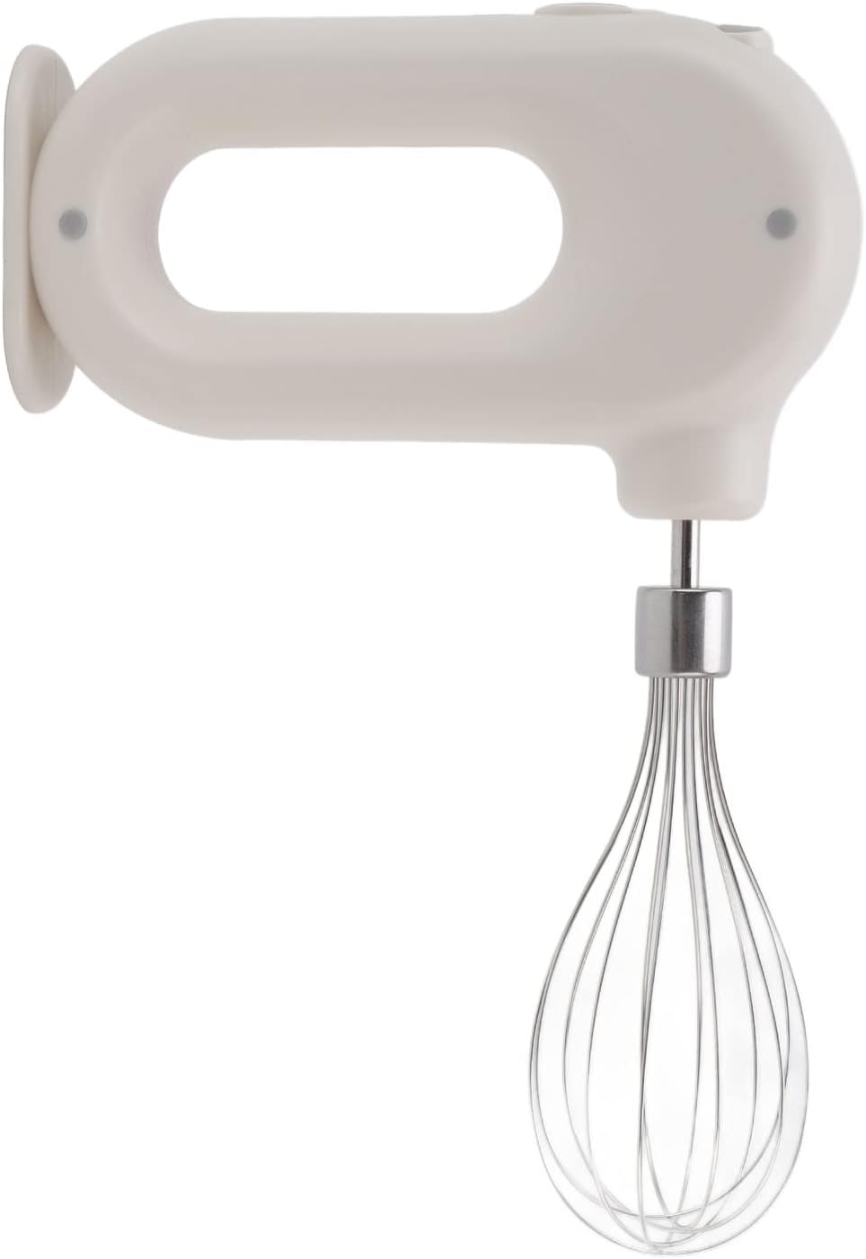 Wynboop Electric Hand Mixer, Mini Household Cordless Frother, Automatic Eggbeater, Double Stick Beer Foam Maker, White,
