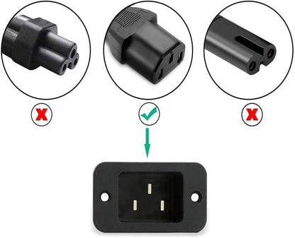 Replacement Power Cord Cable for Instant Pot Electric Pressure Cooker, Rice Cooker, and More Kitchen Appliances