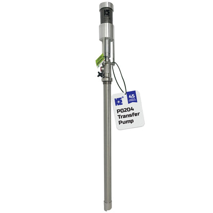 COSMOSTAR 2.5" 2:1 Air Operated Pneumatic Piston Pump for 55 Gallon Drum Teflon Packing Oil Chemical Transfer Pumps 4.0GPM/15LPM, High Fluid Pressure 240 Psi