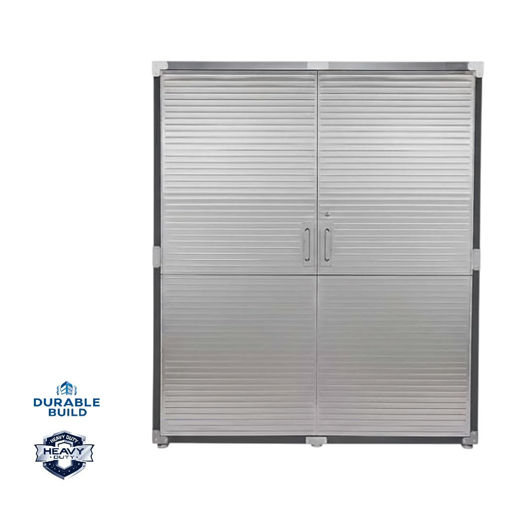 Heavy-Duty Commercial Storage Cabinet (Satin Graphite Black, 60" W x 24" D x 72" H)