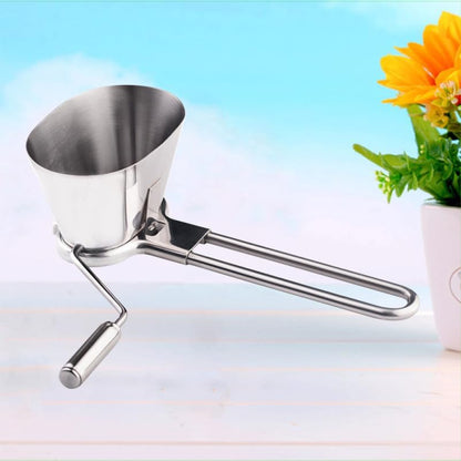 DECHOUS Stainless Steel Parsley Chopper, Manual Mint Herbs Spices Grater, Vegetable Grinding Tool