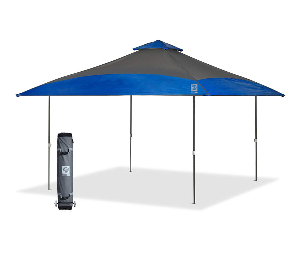 E-Z UP Spectator Instant Shelter Canopy, 13' x 13' with 169 sq ft of Shade, Vented Roof, Royal Blue Dual Tone