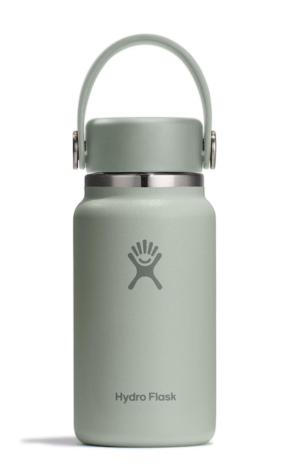 Hydro Flask Micro Bottle - Insulated Mini Leak Proof Flask for Purse or Pocket in 6.7 Oz Agave Green
