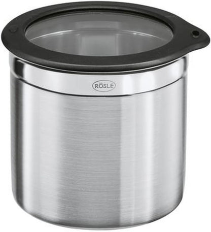 RÖSLE Lunch Box, Food Storage Box, 18/10 Stainless Steel, Dishwasher Safe, 8 cm