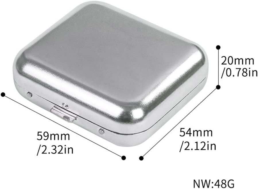 Stainless Steel Mini Pocket Ashtray, Portable Cigarettes Ash Tray with Lid, Compact Car Supplies for Office, Home