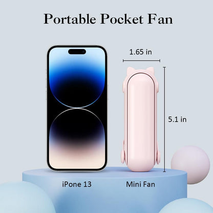 LifePlus Air Cooler - 3 IN 1 Handheld Fan, Personal Fan, Small Pocket Fan, Portable Desk Fan, Speed Adjustable