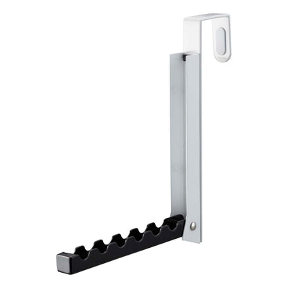 Yamazaki Over The Door Hooks, Alloy Steel, Folding Hanging Coat Rack, Black 7162