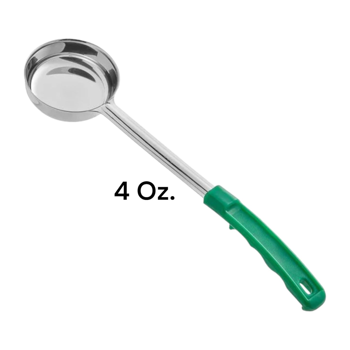 Portion Control Ladles Serving Spoons, Measuring Serving Utensils, for Restaurants, Busy Kitchens, Bariatric Surgery, Weight Loss, 1oz 2oz 3oz 4oz Color Handles Spoodle - Set of 4