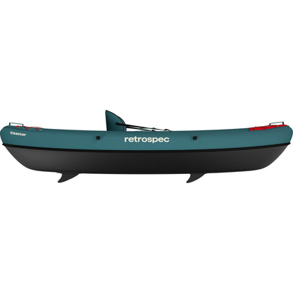 Retrospec Coaster Single & Tandem Inflatable Kayak for Adults - Blow Up Kayak, 220 & 440lb Capacity, Portable Lightweight Kayak with Paddle, Pump & Carry Bag