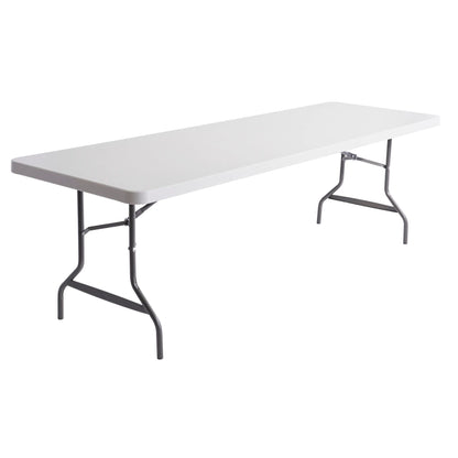 Alera 96 by 30 by 29-Inch Resin Rectangular Folding Table, 500-Pound Capacity, Platinum