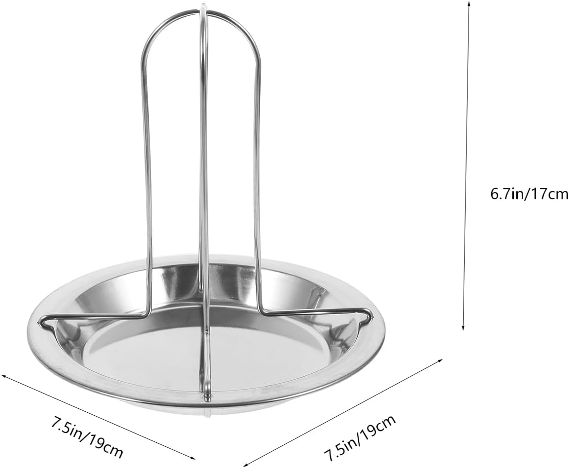 Yardwe Chicken Roaster Rack, Stainless Steel Vertical Roaster Rack for Grill Oven BBQ