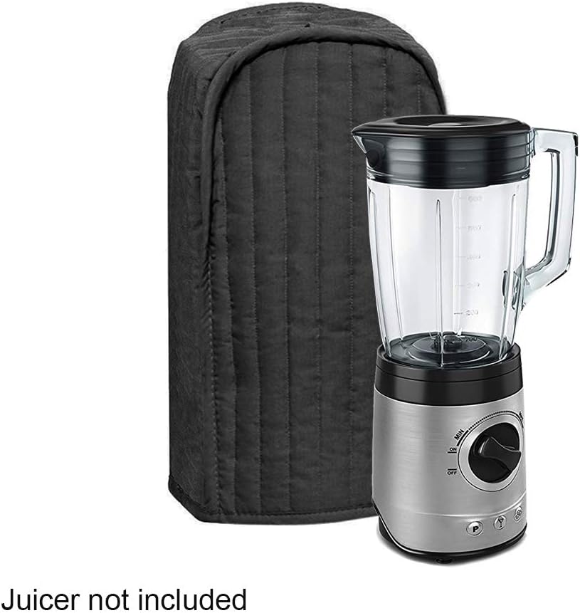 Blender Dust Cover, Kitchen Blender Covers, Stand Mixer/Coffee Maker Appliance Cover, Black