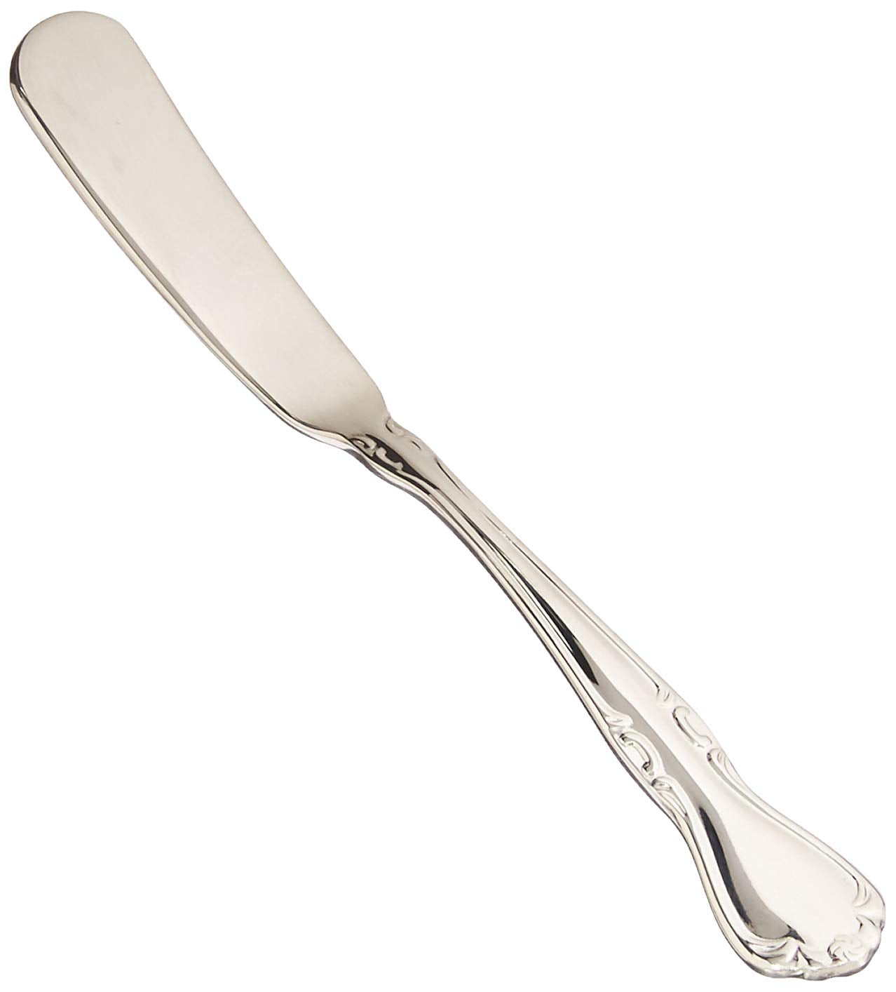 Winco Extra Heavyweight 6.75" Stainless-Steel Butter Spreading Knife (12 Pack)