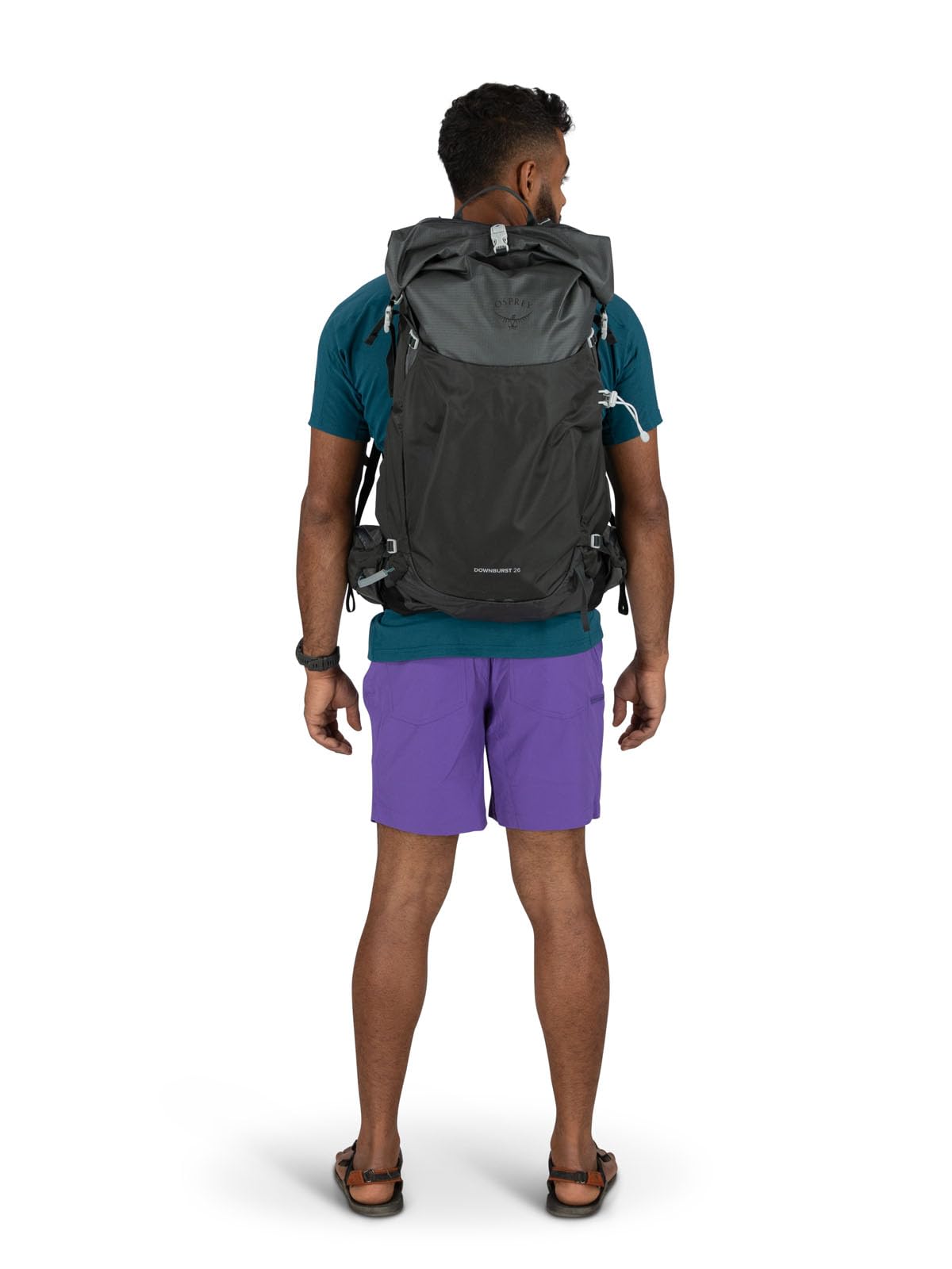 Osprey Downburst 26L Men's Hiking Backpack, Dark Charcoal