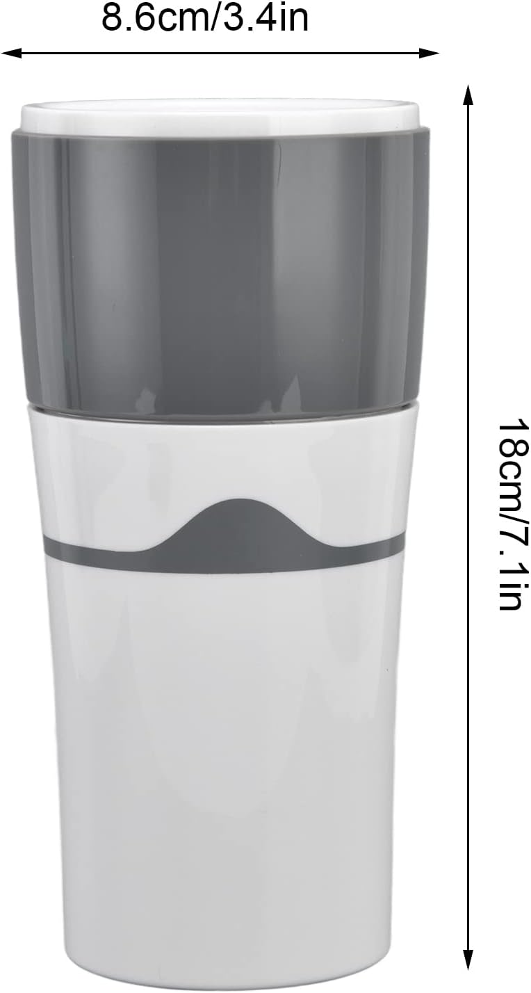 Portable K Cup Coffee Maker, Single Serve Drip Coffee Maker, Manual Drip for Travel, Camping, Office Use