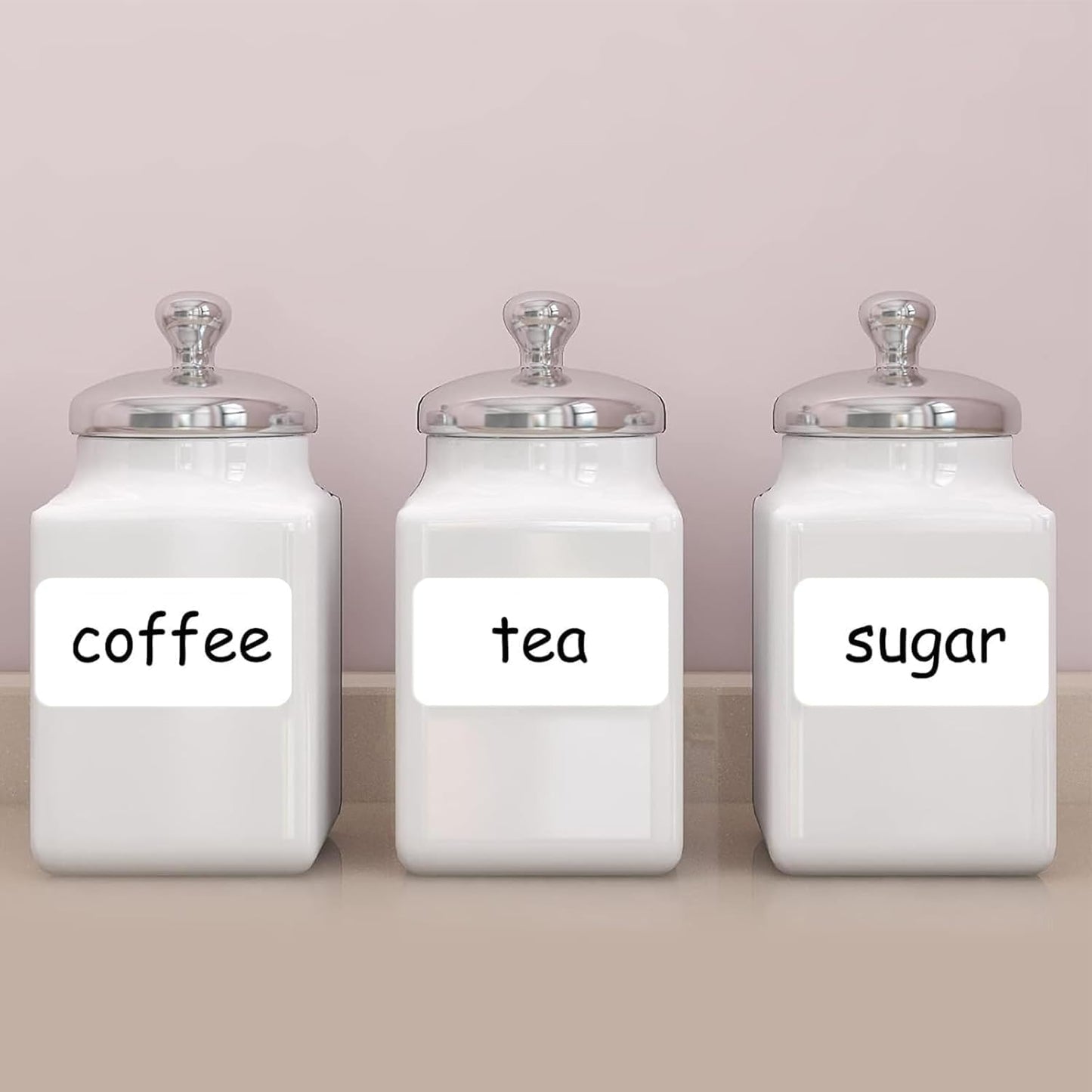 Reusable Dry Erase Labels for Organizing, Storage Bin, Craft, Jars, Pantry Labels, Sticky Notes for Office School Home Gift Chioce, Removable (2x4 inches, 24PCS) (White)