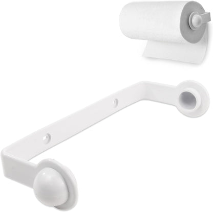 Spectrum Paper Towel Holder for Under Cabinet - Minimalist Hanging Wall Mount for Kitchen, Fits Standard & Jumbo Rolls