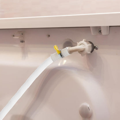 Uonlytech Portable Washer Hoses, Air Conditioner Drain Kit Tube for Washer, Lengthen Flexible Hose