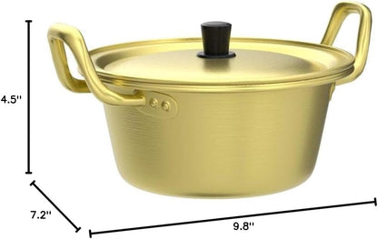 Korea Noodle Pot/Hot Shin Ramyun - Aluminum Pot 6.3" (16cm), Traditional Hot Pot