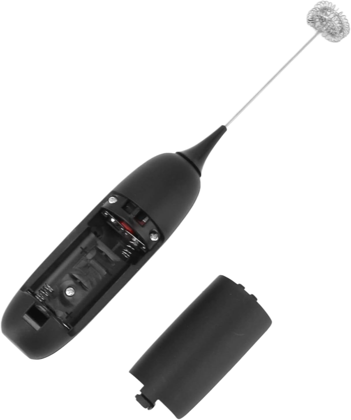 Handheld Milk Frother, Battery Operated Foam Maker, Egg Beater for Coffee, Latte, Hot Chocolate, Mini Drink Mixer
