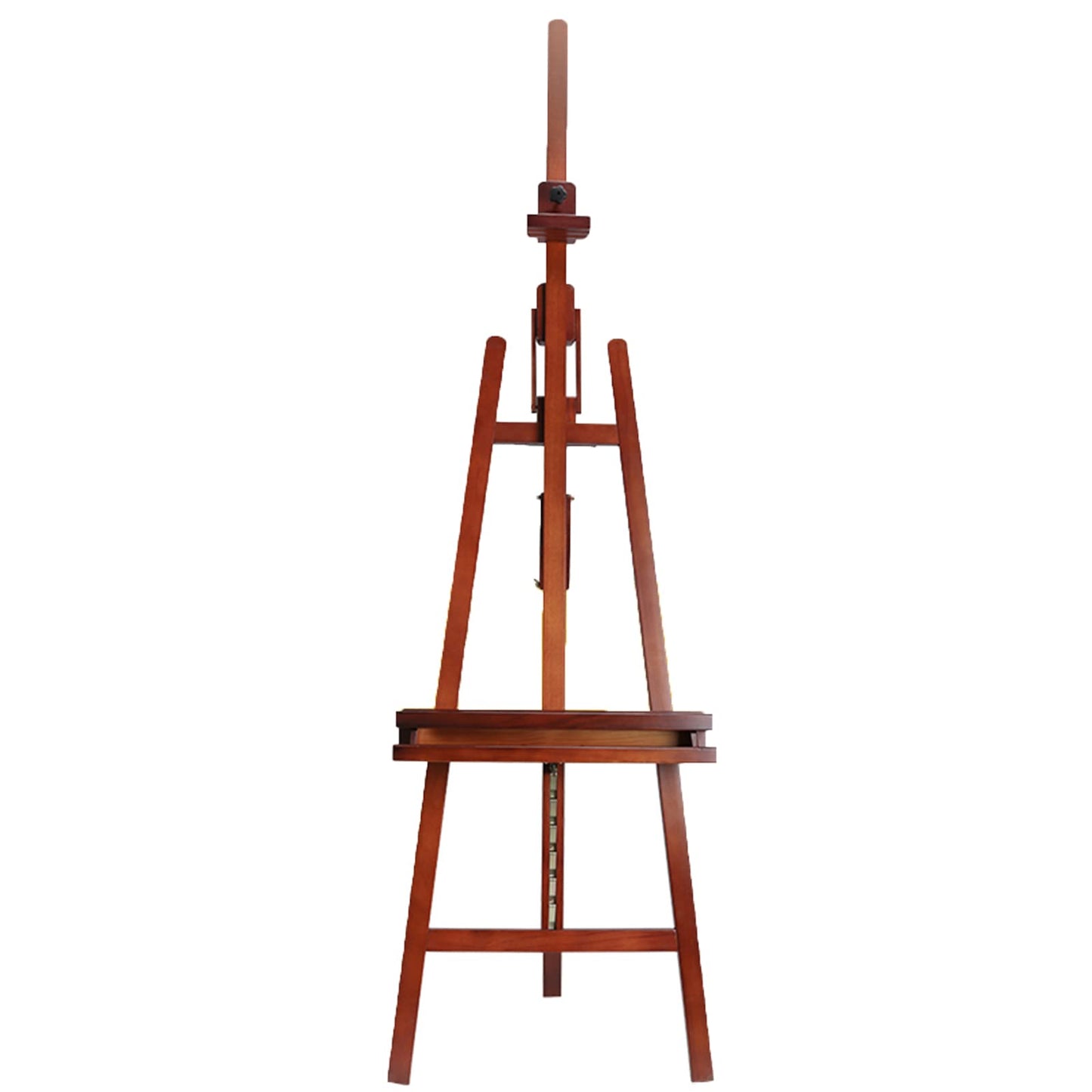 Tripod Easel Adjustable Wood Artist Easel for Painting Wooden A-Frame Studio Easel Large Art Easel with Canvas Holder Easy Folding