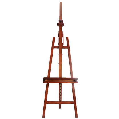 Tripod Easel Adjustable Wood Artist Easel for Painting Wooden A-Frame Studio Easel Large Art Easel with Canvas Holder Easy Folding