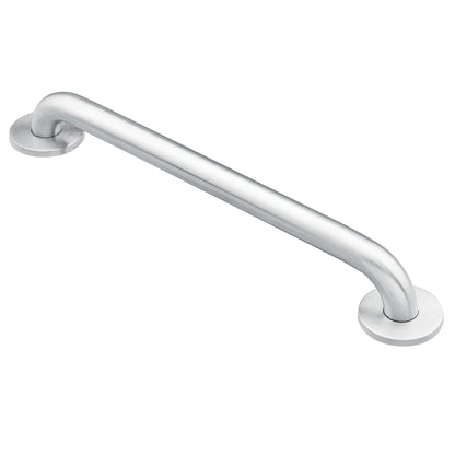 Moen Home Care Bathroom Safety 18 Inch Stainless Steel Handicap Grab Bar for Bathtub and Shower, Elderly Assistance Product with Concealed Screws, Polished Brass, 8718