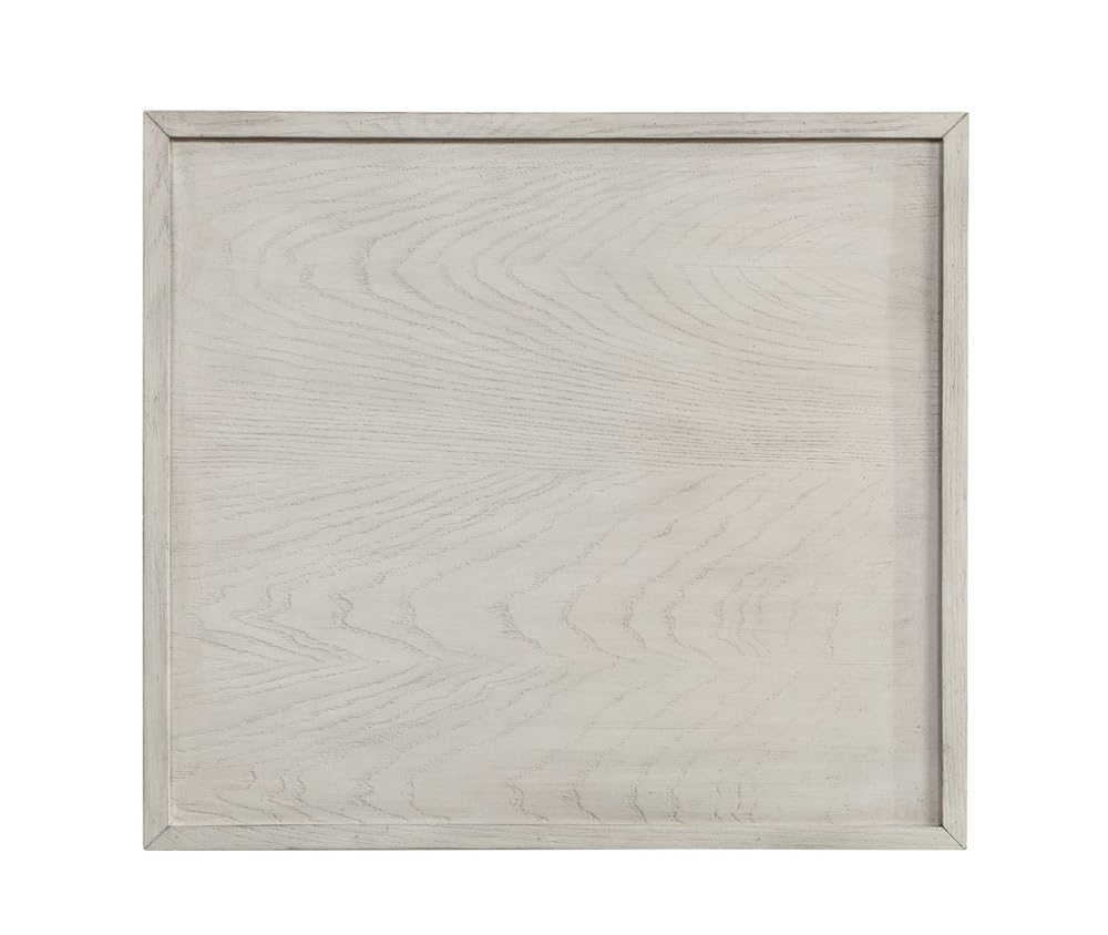 Deco 79 Wooden Geometric Washed Oval Rattan Front Armoire Jewelry 2 Door, 6 Drawer, and 32 Hook Cabinet with Mirrored Lift Top and Organizer Shelf, 20" x 18" x 47", Light Gray