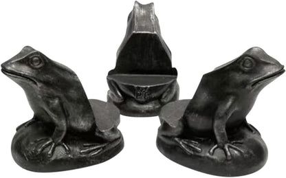 DecoVista 3Pcs Frog Resin Pot Decorative Feet, Plant Pot Support Feet for Outdoor, Animals Statue Pot Base Planter