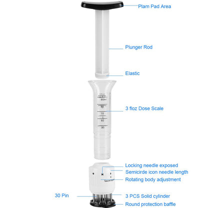 Meat Tenderizer Injector, Flavor Syringe for Steak, Needle Injector for Meat, Kitchen Tool for Marinade