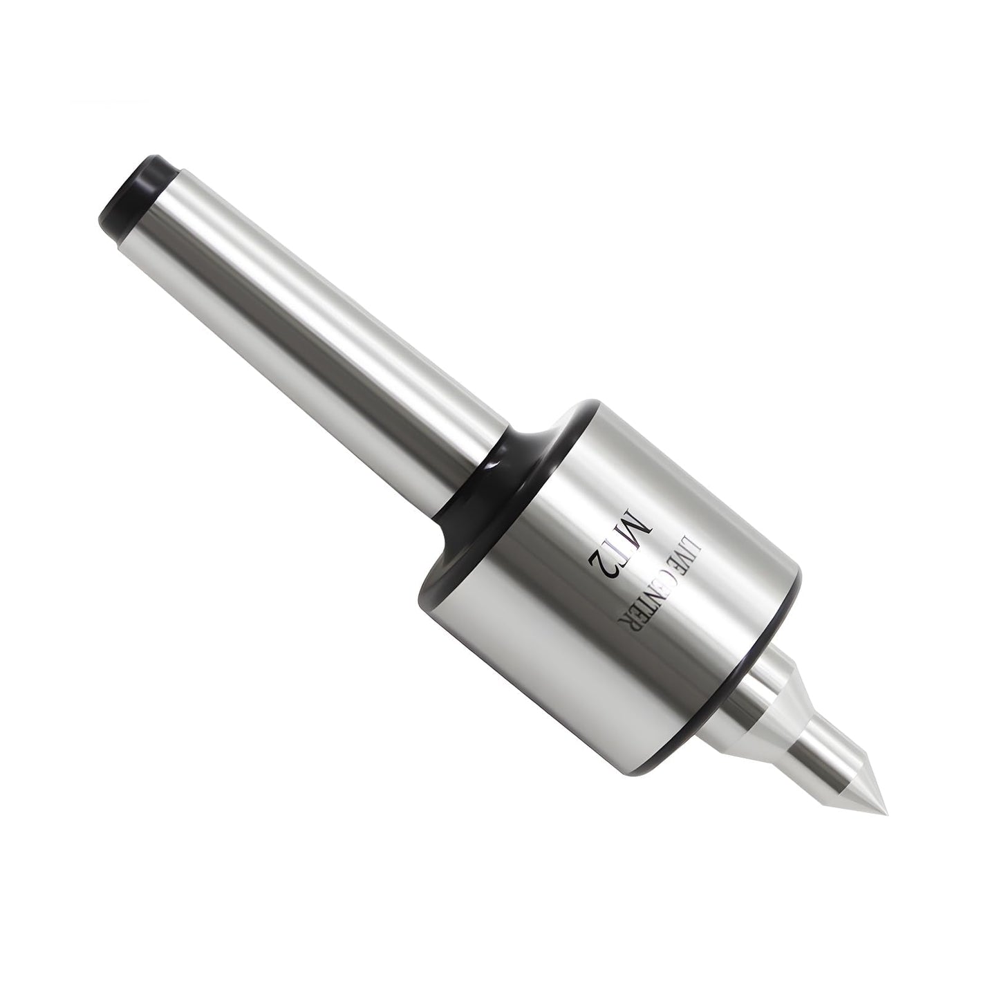 Nakkaa Lathe Center MT2 Live Center 0.0002" High Accuracy 60 Degree with 18mm Shank Diameter for Lathe Wood Metal Turning Tool