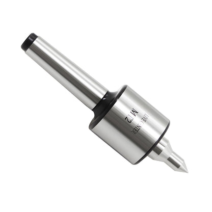 Nakkaa Lathe Center MT2 Live Center 0.0002" High Accuracy 60 Degree with 18mm Shank Diameter for Lathe Wood Metal Turning Tool