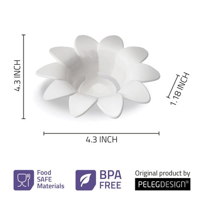 Peleg Design Daisy Plastic Egg Separator, Egg White Yolk Divider Kitchen Gadgets Baking Tools Egg Extractor, Cute Flower Design