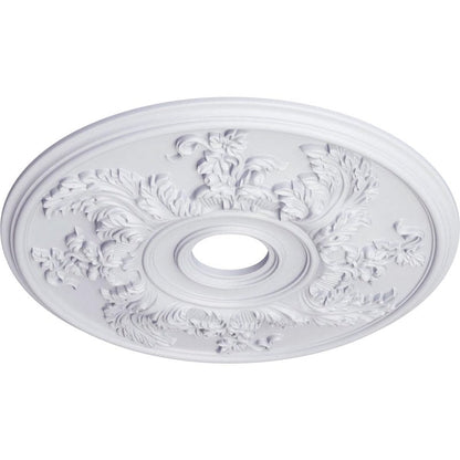 Ekena Millwork CM23AC 23 5/8-Inch OD Acanthus Twist Ceiling Medallion