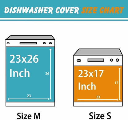 Sunflower Magnetic Dishwasher Cover - Butterfly Dishwasher Magnet, Kitchen Faith Flowers Panel Decal