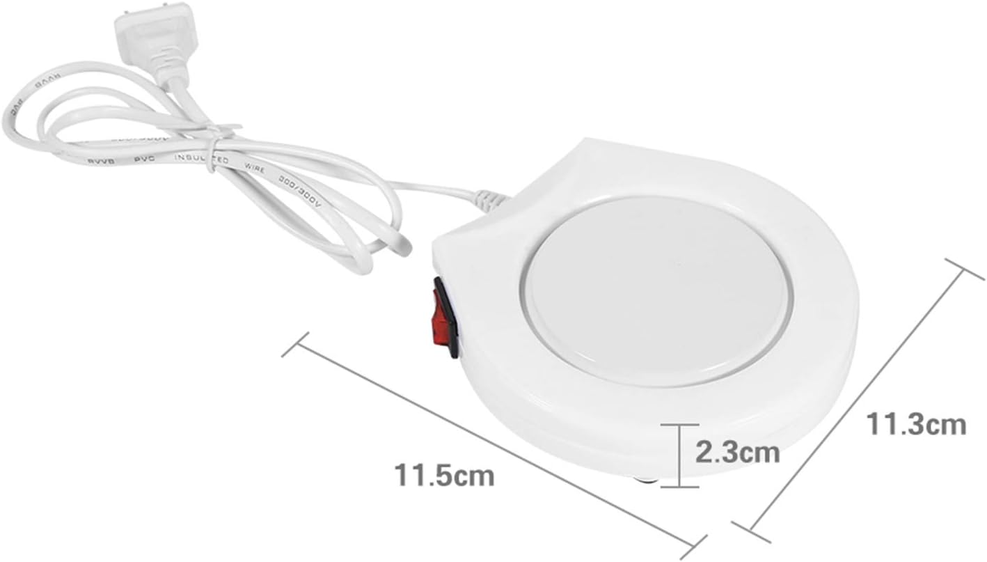 Cup Warmer Pad, Electric Powered Constant Temperature Coffee Warmer Plate for Office Home Desk Use