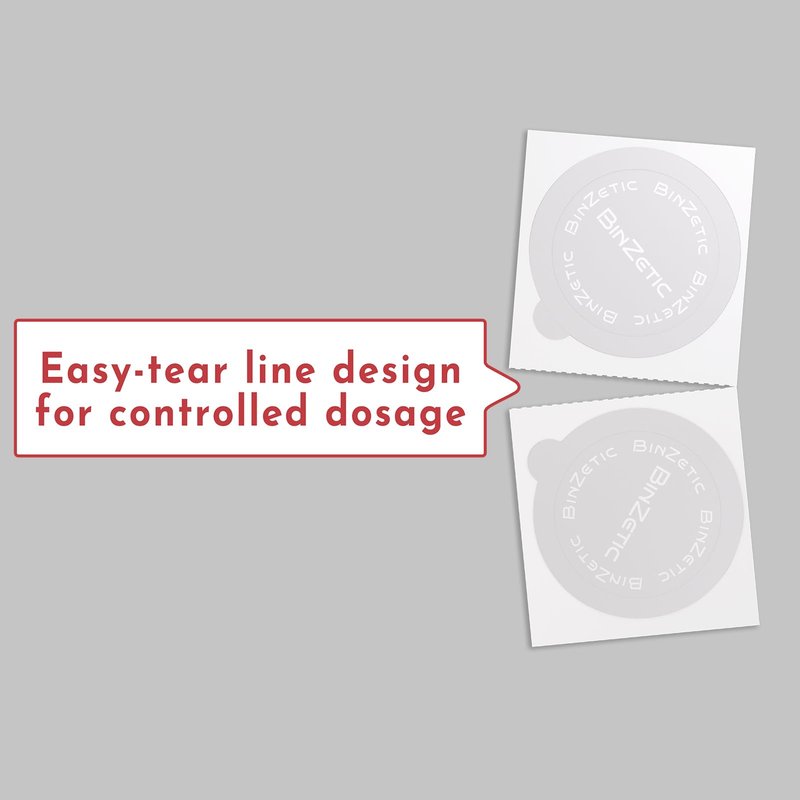 BinZetic® 100Pcs Aluminum Foil Seal Lids for Nespresso Vertuo Pods [62mm,Food-grade] Best suited for BinZetic® Refill Kit